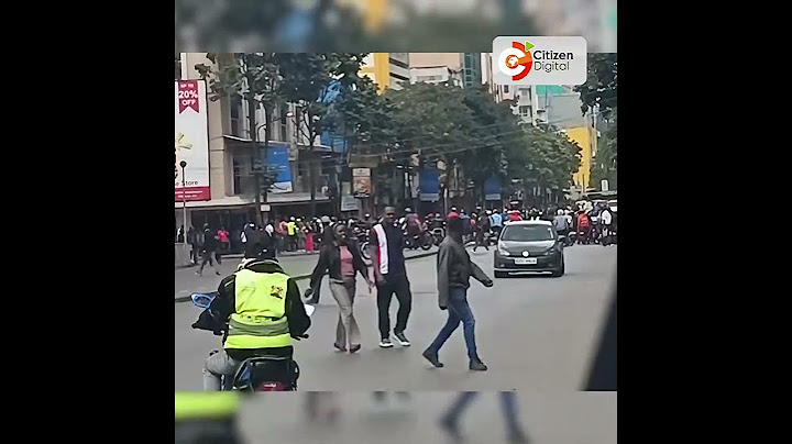 Goons on motorbikes deployed in Nairobi CBD to disrupt peaceful #JusticeforAlbertOjwang protests