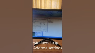 how to setup windows xp ip address settings  #windows