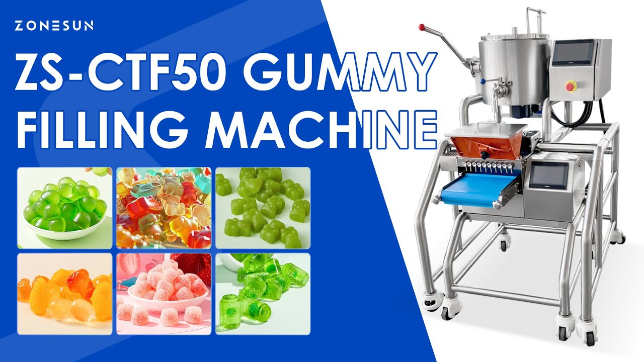 ZONESUN ZS-CTF50 Gummy Depositor Candy Heat Filling Machine