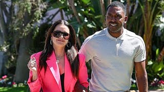 Kyle Richards and E News host Justin Sylvester were spotted leaving the Polo Lounge in Beverly Hills
