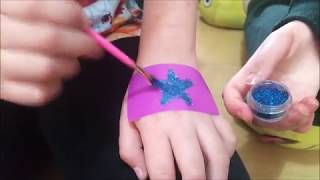 FabLab Glitter Tattoos....
