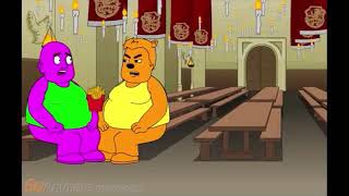 Barney steals Bear’s Lunch