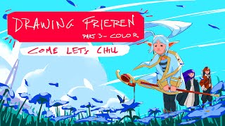 [LIVE] Drawing Frieren n chillin out :D
