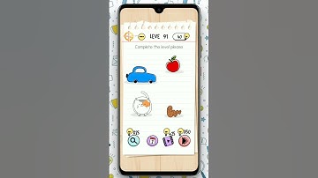 Brain Test Level 91(Complete the leve please) walkthrough solution by #iQgaming