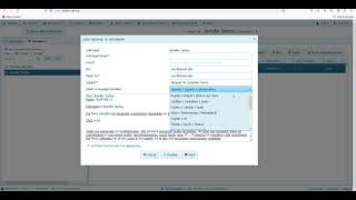 How to Send a Message to an Informant and How to Change the Language