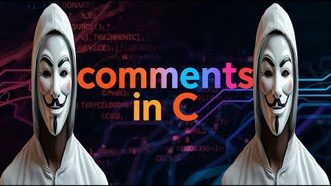 Comments in C Programming Language