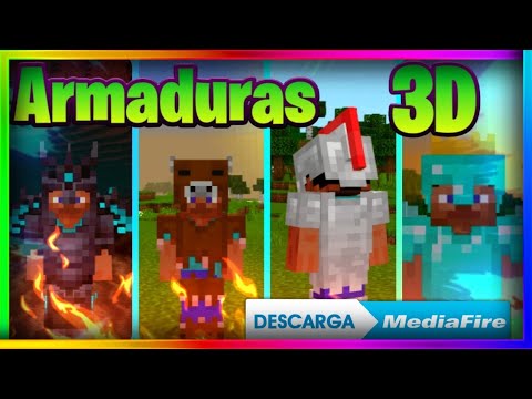 Armaduras 3D para Minecraft Bedrock 1.16* - YouTube