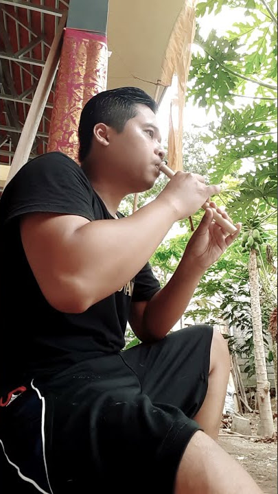 Suling Bali ditambah Sengèran/Cengèran (membran dari kulit ari salak)