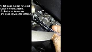 Yamaha R15 Clutch Adjustment