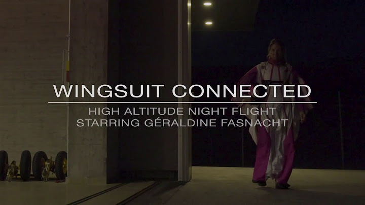 Wingsuit Connected by TAG Heuer - A world premiere above the Alps starring Geraldine Fasnacht