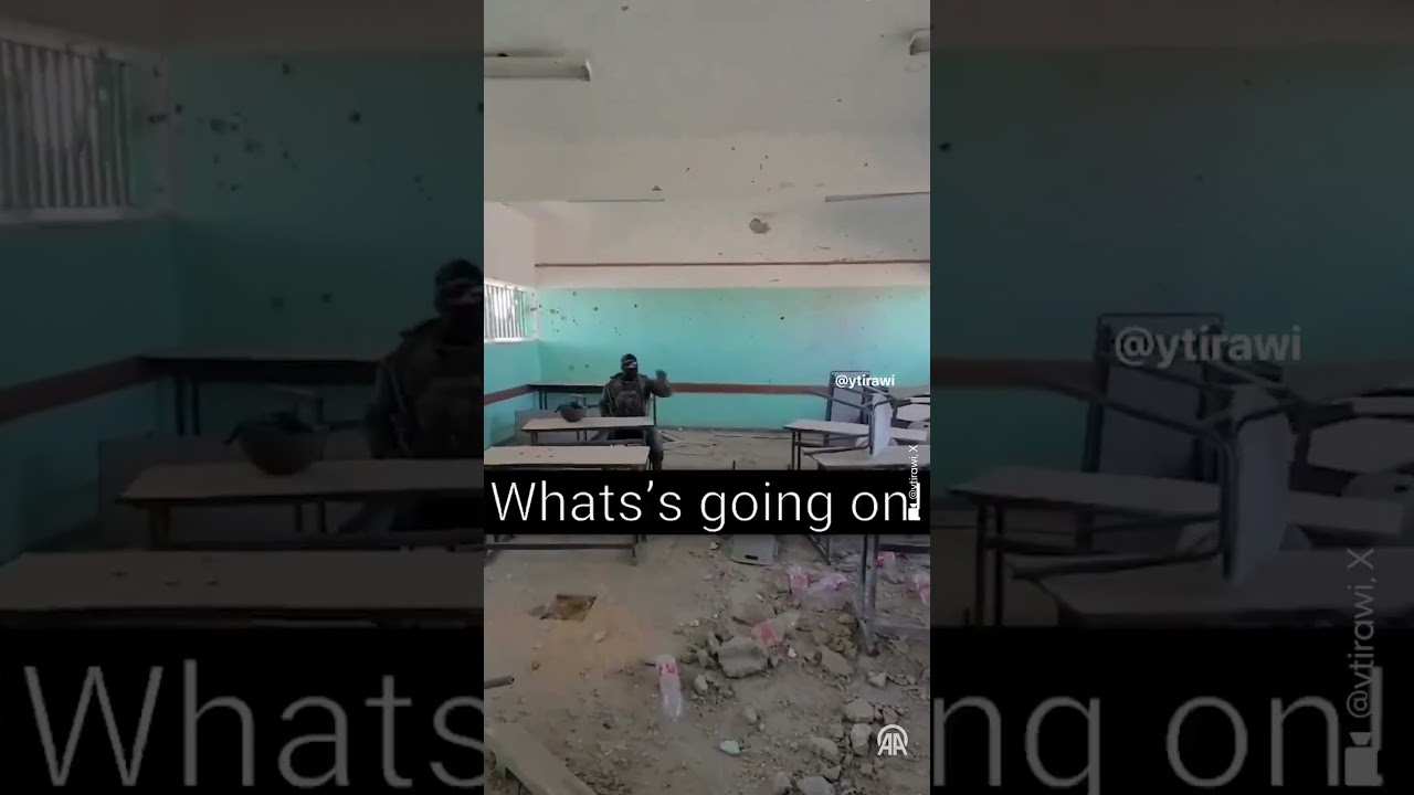 The Israeli military is filming mocking TikTok videos in a devastated school in Gaza 