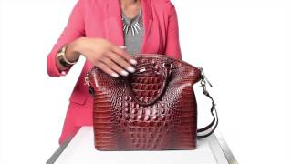 Brahmin K49151 Large Duxbury Satchel - Pecan Melbourne — Bag and Baggage