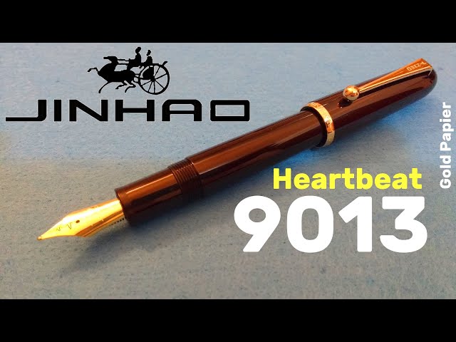 Jinhao 9016 Penna Stilografica In Acrilico Trasparente – Pennino Fine A Cuore – Con Convertitore – Serie Dadao - 2