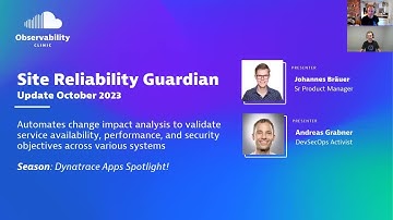 Site Reliability Guardian (SRG) - October 2023 Update – Dynatrace App Spotlight