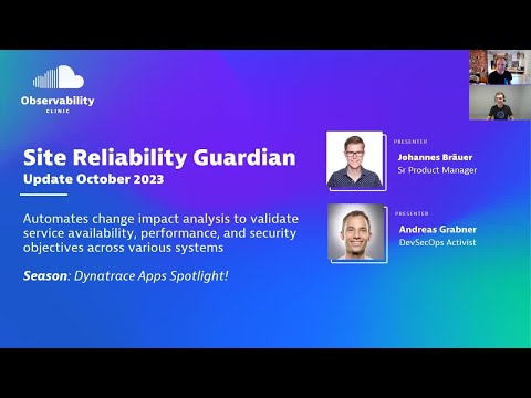 Site Reliability Guardian (SRG) - October 2023 Update - Dynatrace App Spotlight