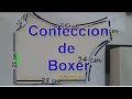 Confeccion de boxer (Ropa  interior masculina)