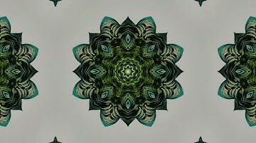 VJ Loop #105 Kaleidoscope Video Background Screensaver 1 Min