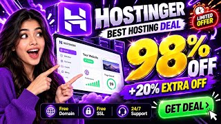 Hostinger Coupon Code 2026 🔥 Unlock Best Hosting Discount | Coupon code for hostinger 