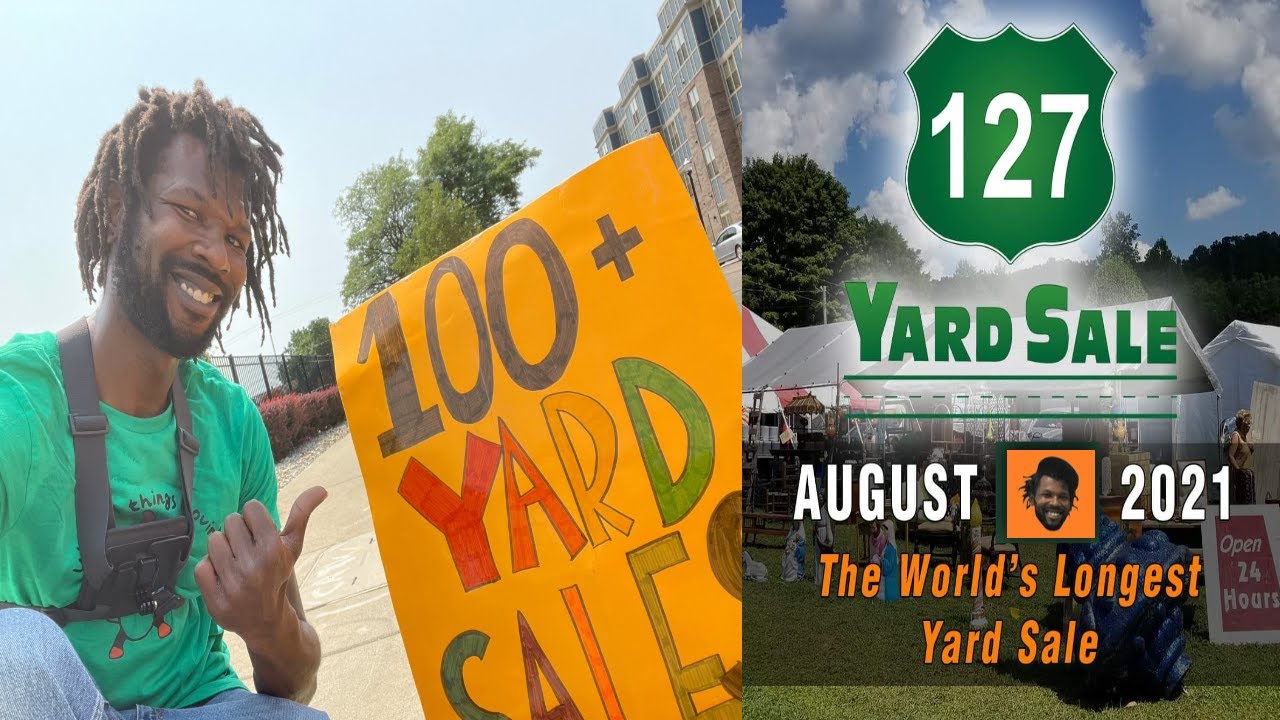 Thrifting The Worlds Longest Yard Sale | Hwy 127 Sale - YouTube