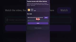 TapSwap code Passive Income With Online Quizzes