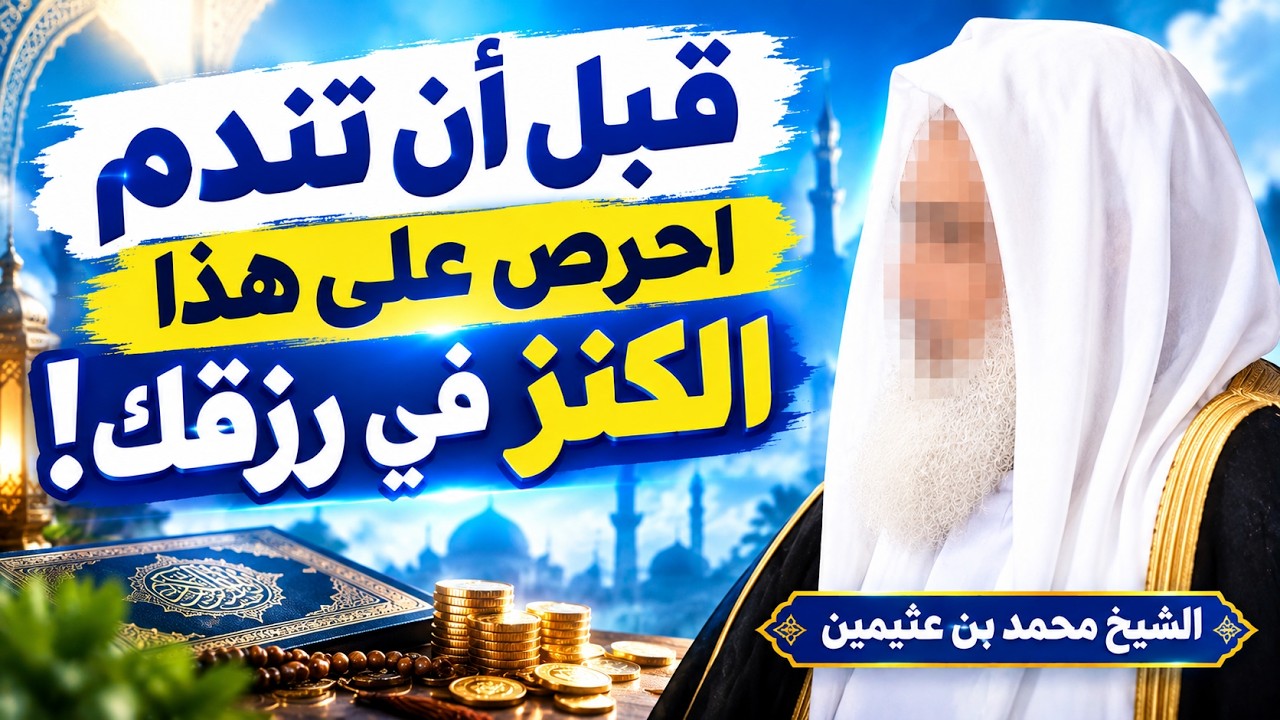 قبل أن تندم .. احرص على هذا الكنز في رزقك ! الشيخ ابن عثيمين رحمه الله