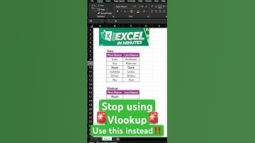 Stop Using VLOOKUP — Use XLOOKUP Instead!