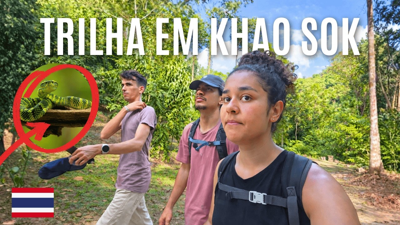 TERMINAMOS A TRILHA NA SELVA DA TAILÂNDIA NO ESCURO