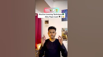 Machine Learning Techniques (MLT) AKTU One Shot 📚| Most Important Questions 📑✅ | PYQ | Btech