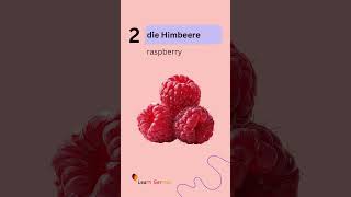 5 German Words a day – Beeren | berries | #learngerman | #shorts