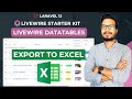 Laravel 12 Livewire DataTable: Export Any Data to Excel | Livewire Starter Kit