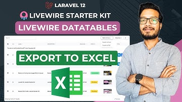 Laravel 12 Livewire DataTable: exporteer alle gegevens naar Excel | Livewire Starter Kit