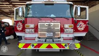 Precinct 3 Push-In Ceremony for Alton Fire Truck