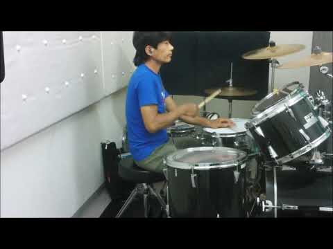黒沢明とロス・プリモス　ラブユー東京 drum cover