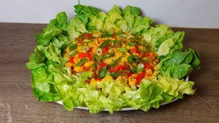 ТЁПЛЫЙ САЛАТ С КУКУРУЗОЙ! ПРОСТО И ОЧЕНЬ ВКУСНО! ТЁПЛЫЙ САЛАТ С КУКУРУЗОЙ! ПРОСТО И ОЧЕНЬ ВКУСНО!