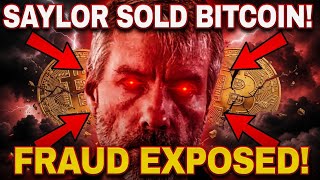 Michael Saylor SOLD Bitcoin - This is NOT A DRILL $MSTR $BTC
