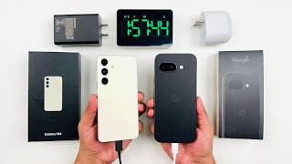 Samsung Galaxy S24 vs Google Pixel 9A Charging Test