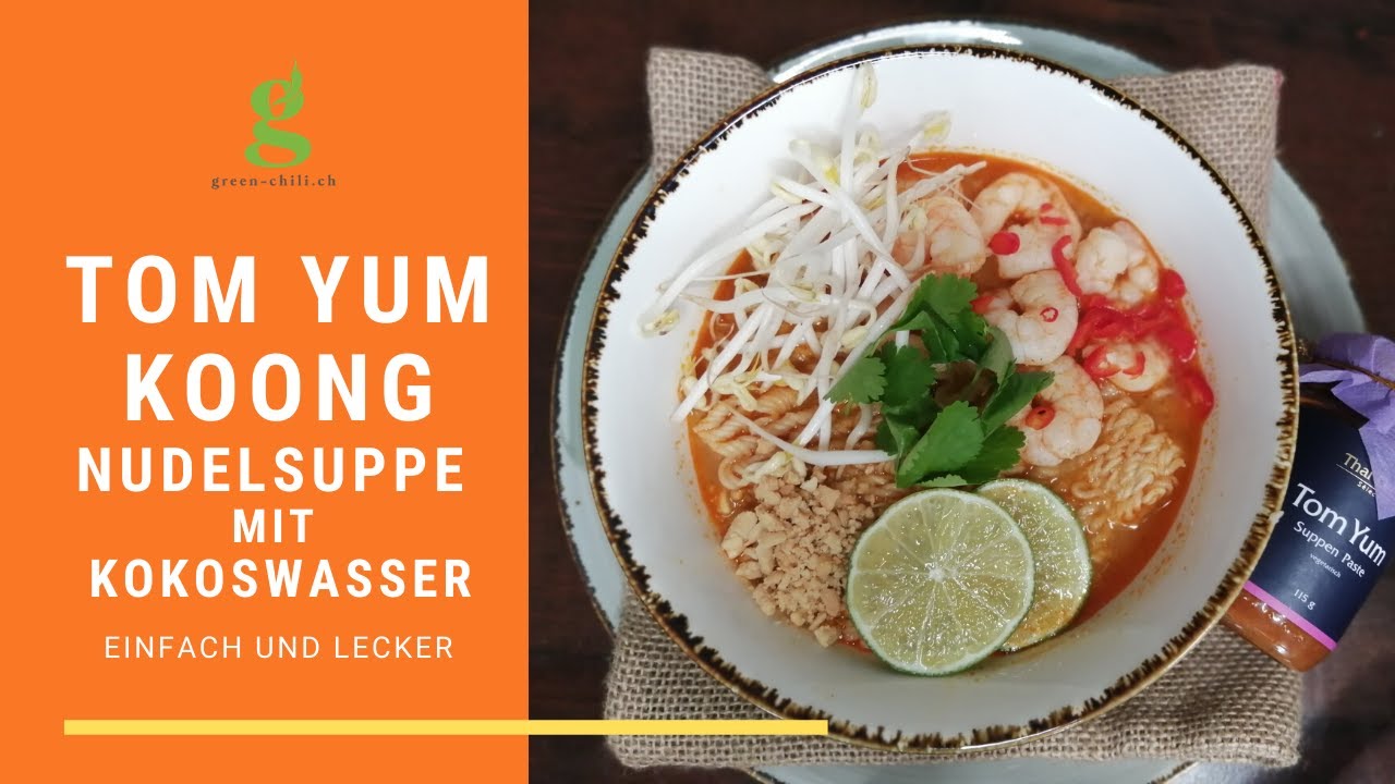 Tom yum Goong Suppe Rezept - geheimrezept für thailändische tom yum ...