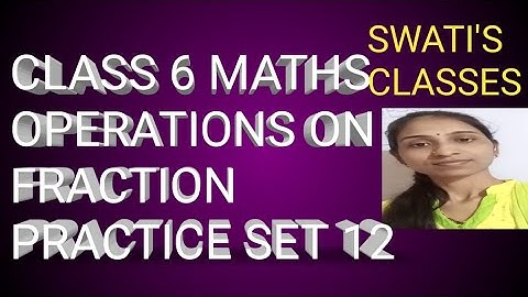 Class 6 Maths Practice set 12