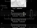 EXCENTRIC / LYNCH.【BASS TAB】 #shorts #basstabs #lynch