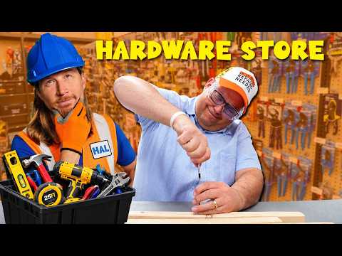 Handyman Hal Goes to the Hardware Store! 🛠️ Awesome Tools & Building a Tire Swing!
