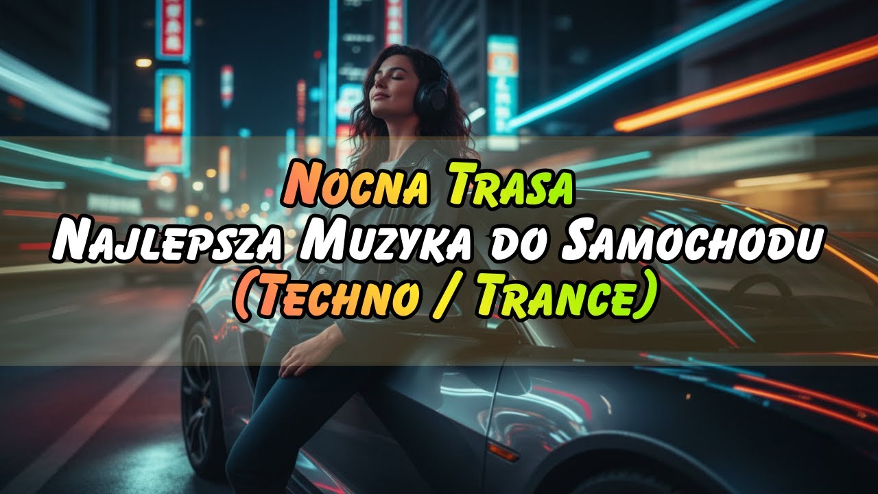 MUZYKA DO SAMOCHODU NA DŁUGĄ PODRÓŻ | NOCNA TRASA | TECHNO | TRANCE