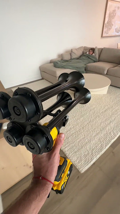 BossHorn with Remote Control #horngun #airhorn #prank #pranks