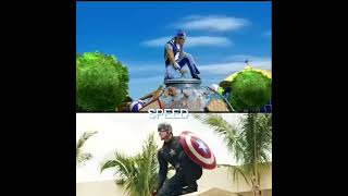 Sportacus Vs Captain America  Lazy Town  Marvel  Avengers