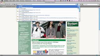 Logging in to Edina APPS screenshot 1
