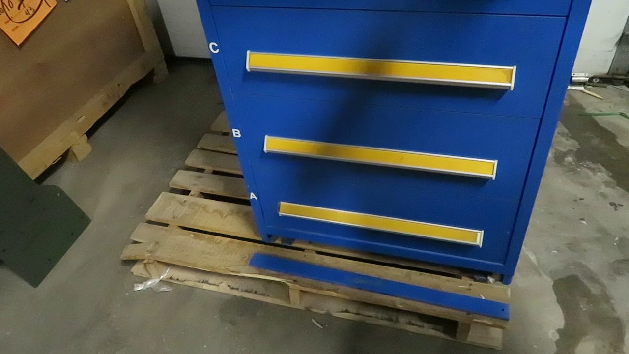 Stanley Vidmar 6Drawer Tool Shop Equipment Storage Box 59” X