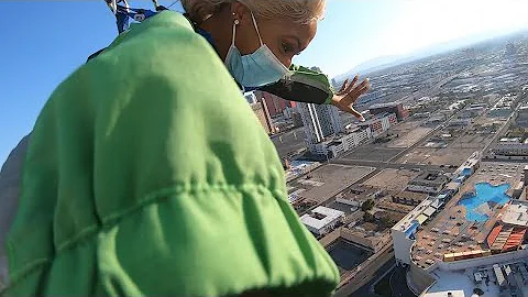 Las Vegas Sky Jump! Watch me jump off the tallest building in Vegas