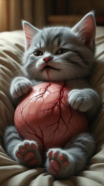 cockroaches lay eggs on tom stomach 😢 #catstory #sadstory #cartoon