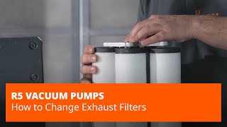 How to Change Exhaust Filters in R5 Vacuum Pumps