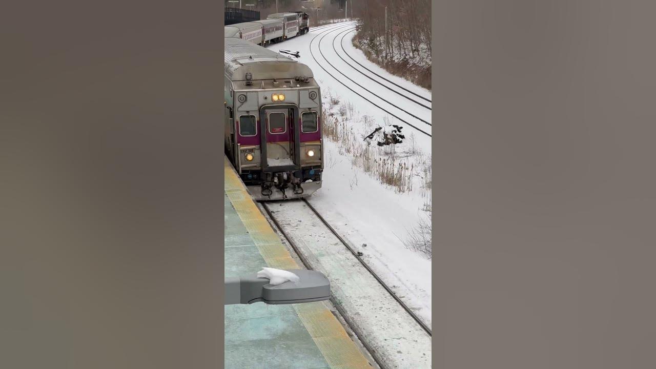 Mbta commuter rail at wachusett train YouTube