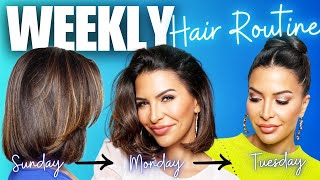 The Weekly Hair Care Schedule that will give you SUPER Healthy Hair